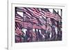 3000 US Flags for 9/11-Joseph Sohm-Framed Photographic Print