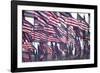 3000 US Flags for 9/11-Joseph Sohm-Framed Photographic Print