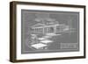 301 Cypress Dr. Grayline - Inverse-Larry Hunter-Framed Giclee Print