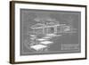 301 Cypress Dr. Grayline - Inverse-Larry Hunter-Framed Giclee Print