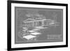 301 Cypress Dr. Grayline - Inverse-Larry Hunter-Framed Giclee Print