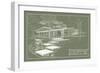 301 Cypress Dr. Moss - Inverse-Larry Hunter-Framed Giclee Print