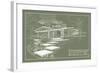 301 Cypress Dr. Moss - Inverse-Larry Hunter-Framed Giclee Print