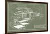 301 Cypress Dr. Moss - Inverse-Larry Hunter-Framed Giclee Print