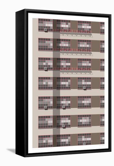 307 East 44th Street, NYC-Sarah Evans-Framed Stretched Canvas