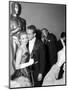 30th Annual Academy Awards, 1957. Joanne Woodward "The Three Faces of Eve" And Paul Newman-null-Mounted Premium Photographic Print