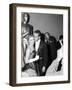 30th Annual Academy Awards, 1957. Joanne Woodward "The Three Faces of Eve" And Paul Newman-null-Framed Photographic Print