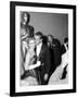 30th Annual Academy Awards, 1957. Joanne Woodward "The Three Faces of Eve" And Paul Newman-null-Framed Photographic Print