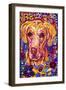 321 - Yellow Dog 2-MADdogART-Framed Giclee Print