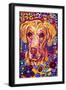 321 - Yellow Dog 2-MADdogART-Framed Giclee Print