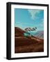 #333-spacerocket art-Framed Giclee Print