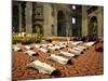 34 Deacons of the Rome Diocese Lay Before Pope John Paul II-null-Mounted Photographic Print