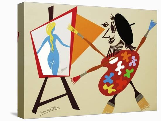 34CO-Pierre Henri Matisse-Stretched Canvas