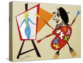 34CO-Pierre Henri Matisse-Stretched Canvas