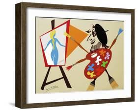 34CO-Pierre Henri Matisse-Framed Giclee Print