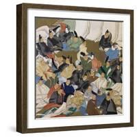 36 Poets, Painting on Paper by Ogata Korin (1658-1716), Japan, Edo Period, 17th-18th Century-Ogata Korin-Framed Giclee Print