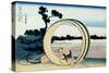 36 Views of Mount Fuji, no. 10: Fujimigahara in the Owari Province-Katsushika Hokusai-Stretched Canvas