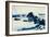 36 Views of Mount Fuji, no. 13: Shichiri Beach in Sagami Province-Katsushika Hokusai-Framed Giclee Print