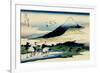 36 Views of Mount Fuji, no. 14: Umegawa in Sagami Province-Katsushika Hokusai-Framed Giclee Print