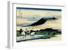 36 Views of Mount Fuji, no. 14: Umegawa in Sagami Province-Katsushika Hokusai-Framed Giclee Print