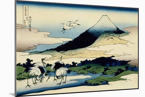 36 Views of Mount Fuji, no. 14: Umegawa in Sagami Province-Katsushika Hokusai-Mounted Giclee Print