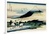 36 Views of Mount Fuji, no. 14: Umegawa in Sagami Province-Katsushika Hokusai-Framed Giclee Print