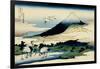 36 Views of Mount Fuji, no. 14: Umegawa in Sagami Province-Katsushika Hokusai-Framed Giclee Print