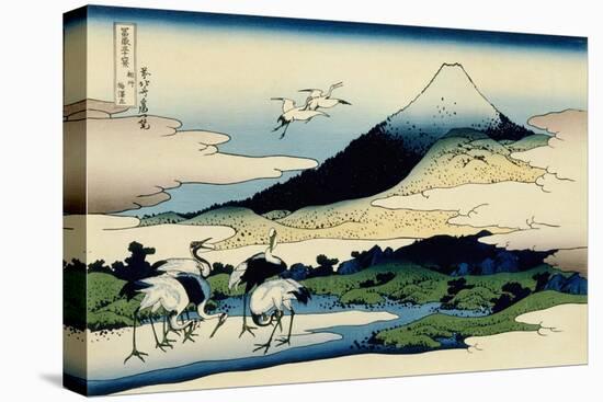 36 Views of Mount Fuji, no. 14: Umegawa in Sagami Province-Katsushika Hokusai-Stretched Canvas