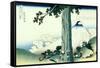 36 Views of Mount Fuji, no. 16: Mishima Pass in Kai Province-Katsushika Hokusai-Framed Stretched Canvas