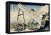 36 Views of Mount Fuji, no. 19: From the Mountains of Totomi-Katsushika Hokusai-Framed Stretched Canvas