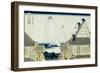 36 Views of Mount Fuji, no. 21: The Mitsui Shop on Suruga Street in Edo-Katsushika Hokusai-Framed Giclee Print