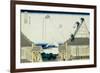 36 Views of Mount Fuji, no. 21: The Mitsui Shop on Suruga Street in Edo-Katsushika Hokusai-Framed Giclee Print