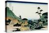 36 Views of Mount Fuji, no. 25: Shimomeguro-Katsushika Hokusai-Stretched Canvas