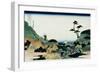 36 Views of Mount Fuji, no. 25: Shimomeguro-Katsushika Hokusai-Framed Giclee Print