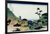 36 Views of Mount Fuji, no. 25: Shimomeguro-Katsushika Hokusai-Framed Giclee Print