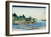 36 Views of Mount Fuji, no. 27: Enoshima in the Sagami Province-Katsushika Hokusai-Framed Giclee Print