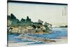 36 Views of Mount Fuji, no. 27: Enoshima in the Sagami Province-Katsushika Hokusai-Stretched Canvas