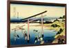 36 Views of Mount Fuji, no. 33: The Bay of Noboto-Katsushika Hokusai-Framed Giclee Print