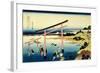 36 Views of Mount Fuji, no. 33: The Bay of Noboto-Katsushika Hokusai-Framed Giclee Print