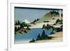 36 Views of Mount Fuji, no. 34: The Lake of Hakone in the Sagami Province-Katsushika Hokusai-Framed Giclee Print