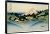 36 Views of Mount Fuji, no. 35: Reflected in Lake Kawaguchi, Seen from the Misaka Pass, Kai Provinc-Katsushika Hokusai-Framed Stretched Canvas