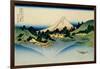 36 Views of Mount Fuji, no. 35: Reflected in Lake Kawaguchi, Seen from the Misaka Pass, Kai Provinc-Katsushika Hokusai-Framed Giclee Print