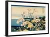 36 Views of Mount Fuji, no. 39: Tokaido Shinagawa-Katsushika Hokusai-Framed Giclee Print