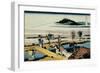 36 Views of Mount Fuji, no. 40: Nakahara in the Sagami Province-Katsushika Hokusai-Framed Giclee Print