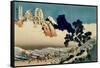 36 Views of Mount Fuji, no. 42: The Back of the Fuji from the Minobu River-Katsushika Hokusai-Framed Stretched Canvas