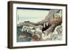 36 Views of Mount Fuji, no. 46: Climbing on Fuji-Katsushika Hokusai-Framed Giclee Print