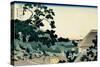 36 Views of Mount Fuji, no. 5: From the Mishima Pass-Katsushika Hokusai-Stretched Canvas