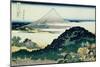 36 Views of Mount Fuji, no. 6: The Coast of Seven Leagues in Kamakura-Katsushika Hokusai-Mounted Giclee Print