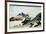 36 Views of Mount Fuji, no. 9: Inume Pass in the Kai Province-Katsushika Hokusai-Framed Giclee Print