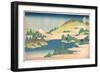 36 Vues Du Mont Fuji, Japon : Vue Du Lac Hakone, Province Sagani, Japon - Estampe De Katsushika Hok-Katsushika Hokusai-Framed Giclee Print